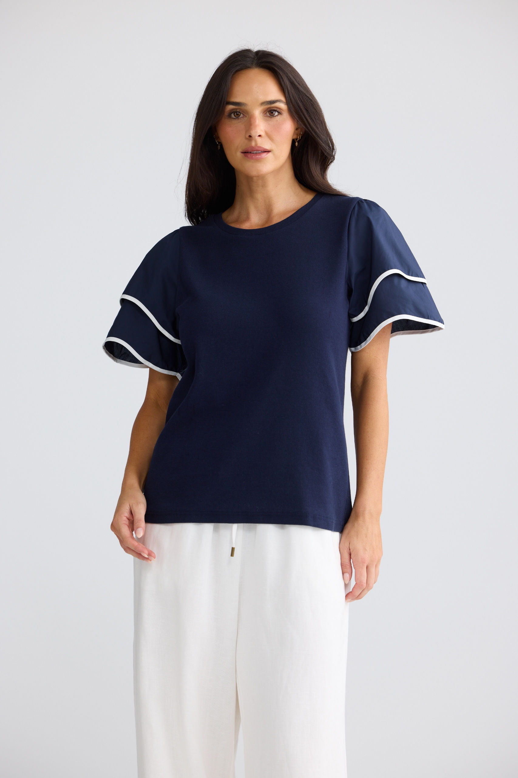Brave + True Courtney Tee Navy