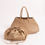 Thumbnail: Rani Woven Fan Tote - Camel