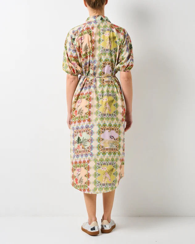 Thumbnail: Walnut Toulouse Dress - Aviary