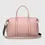 Thumbnail: Alexis Stripe Weekender Travel Bag - Blush Stripe