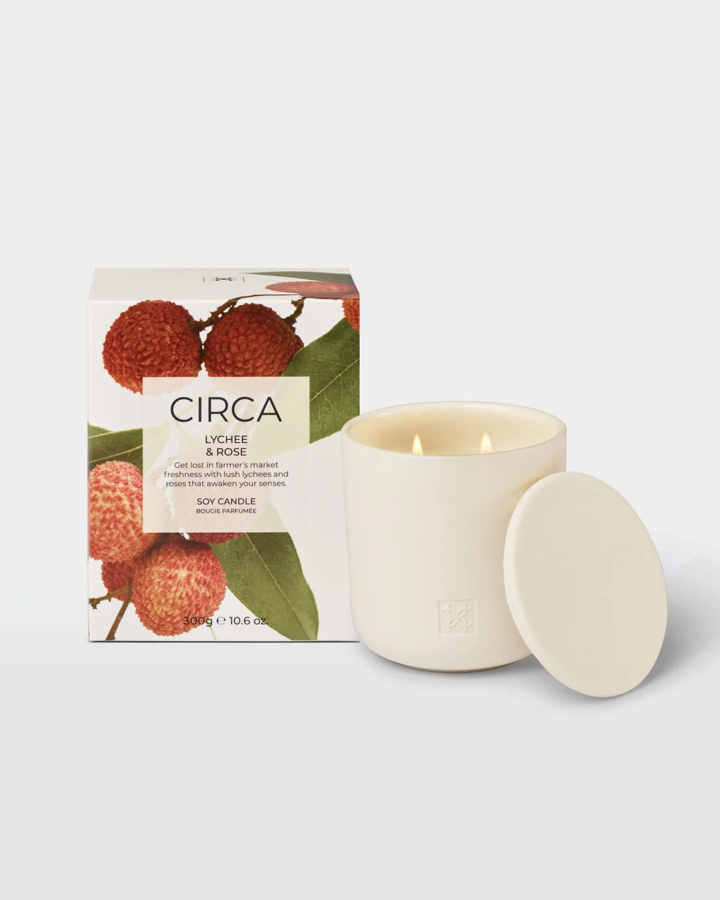 Circa Candle 300g - Lychee & Rose