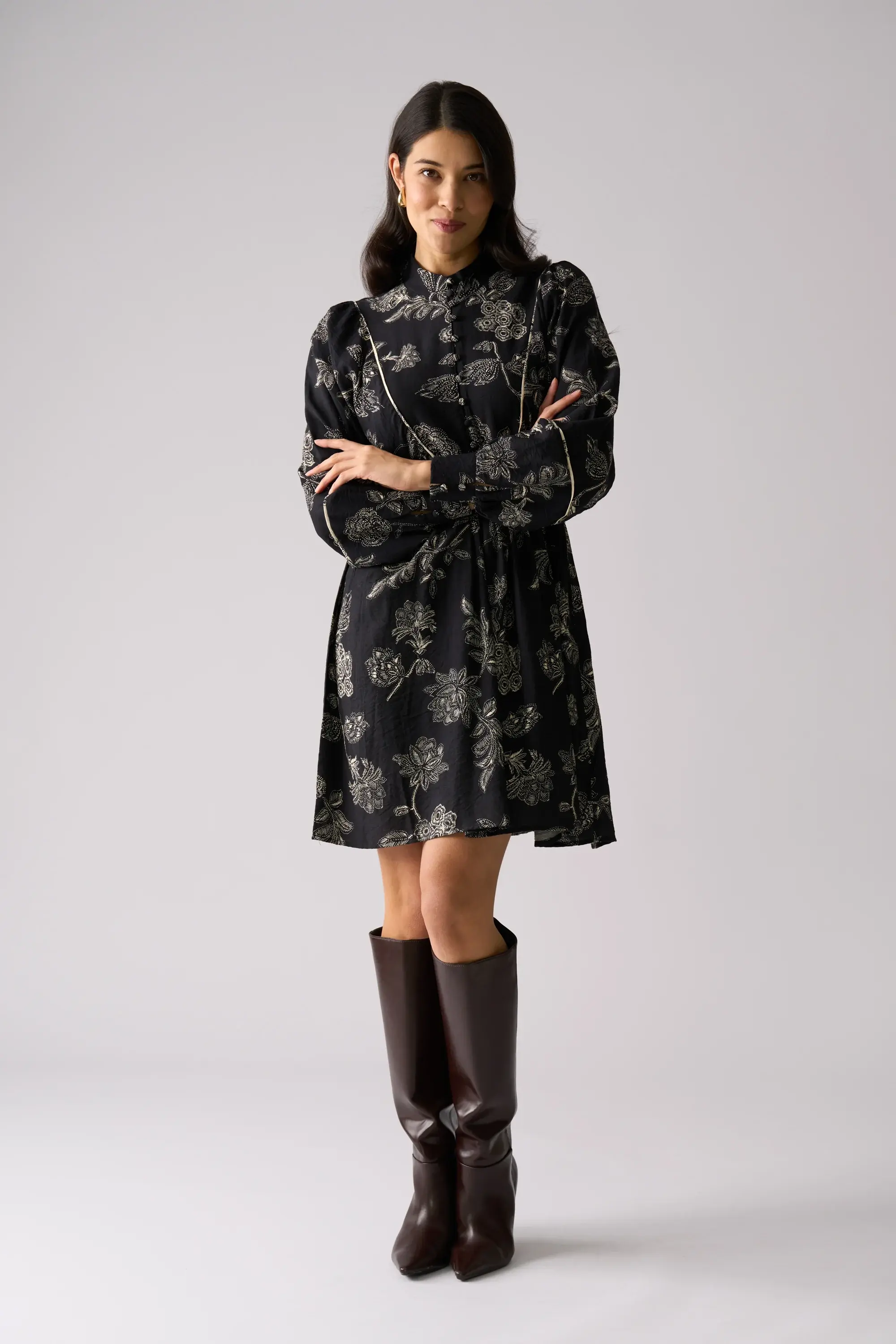 Thread Tales Dress - Black Folklore