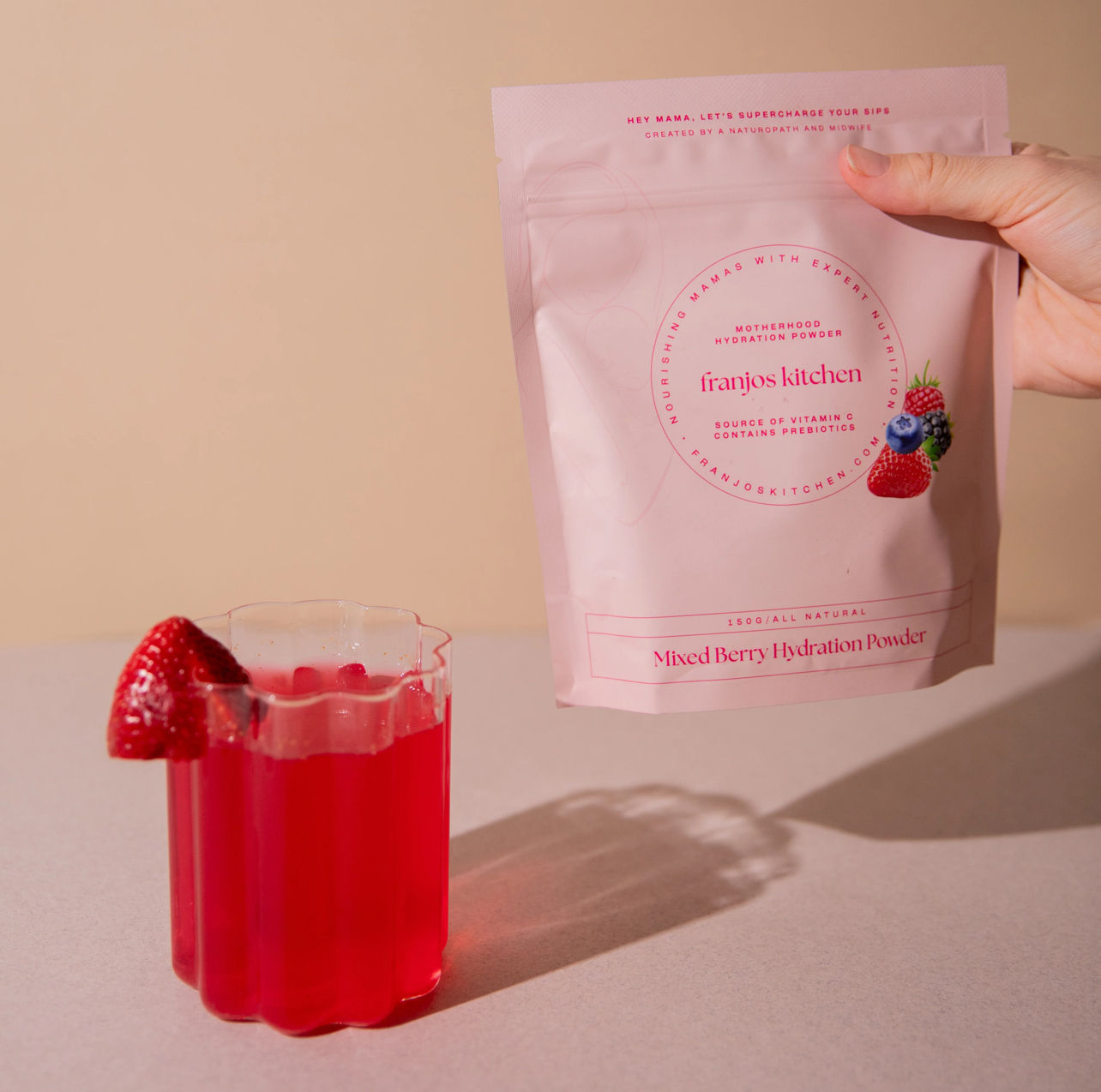 Franjo's Kitchen Motherhood Hydration Powder - Mixed Berry