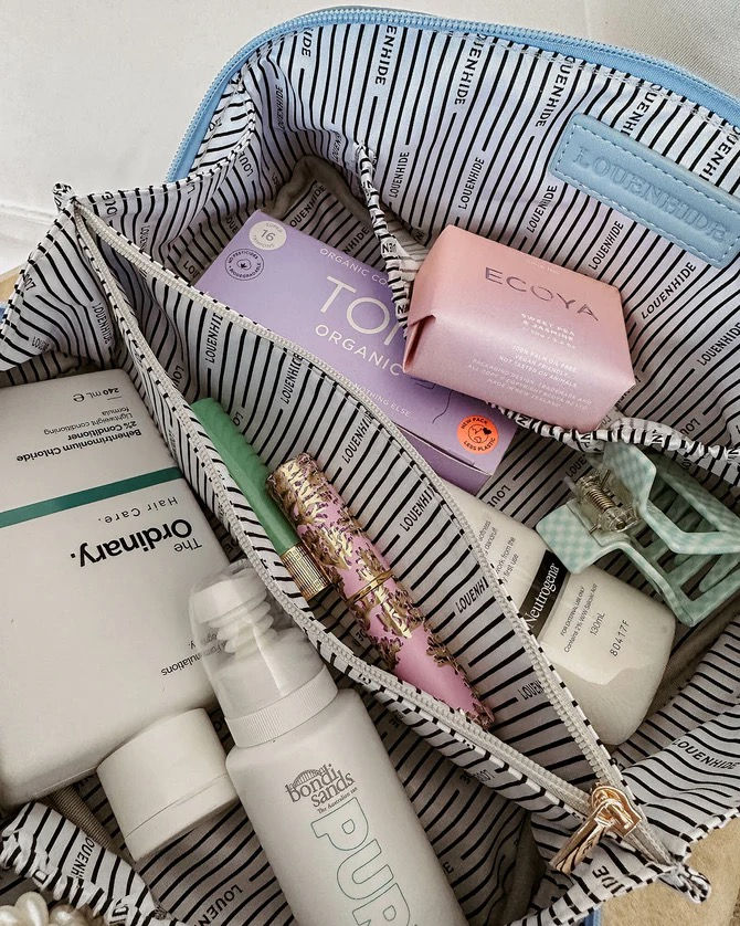 Thumbnail: Mary Cosmetic Case - Pale Blue