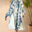 Thumbnail: Inoa Fashions Perorian Dress -Flowers Blue