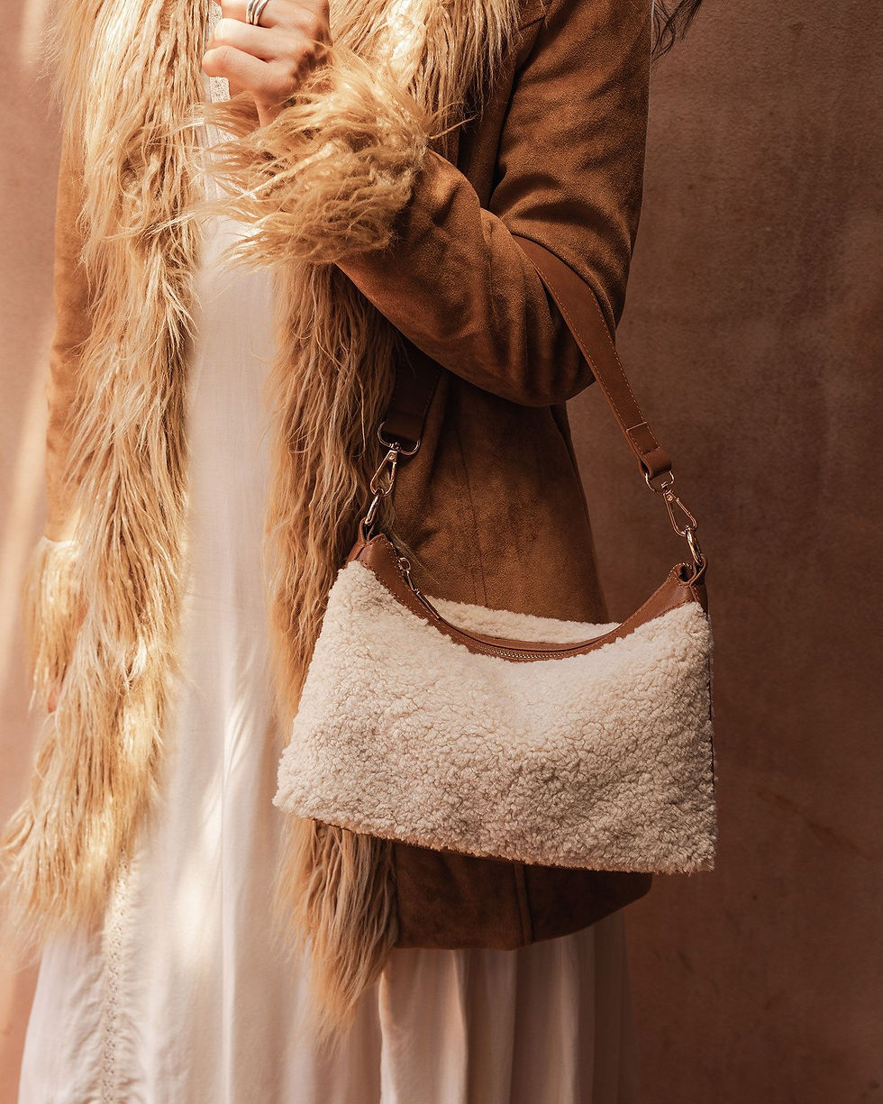 Thumbnail: Apsen Shoulder Bag - Beige