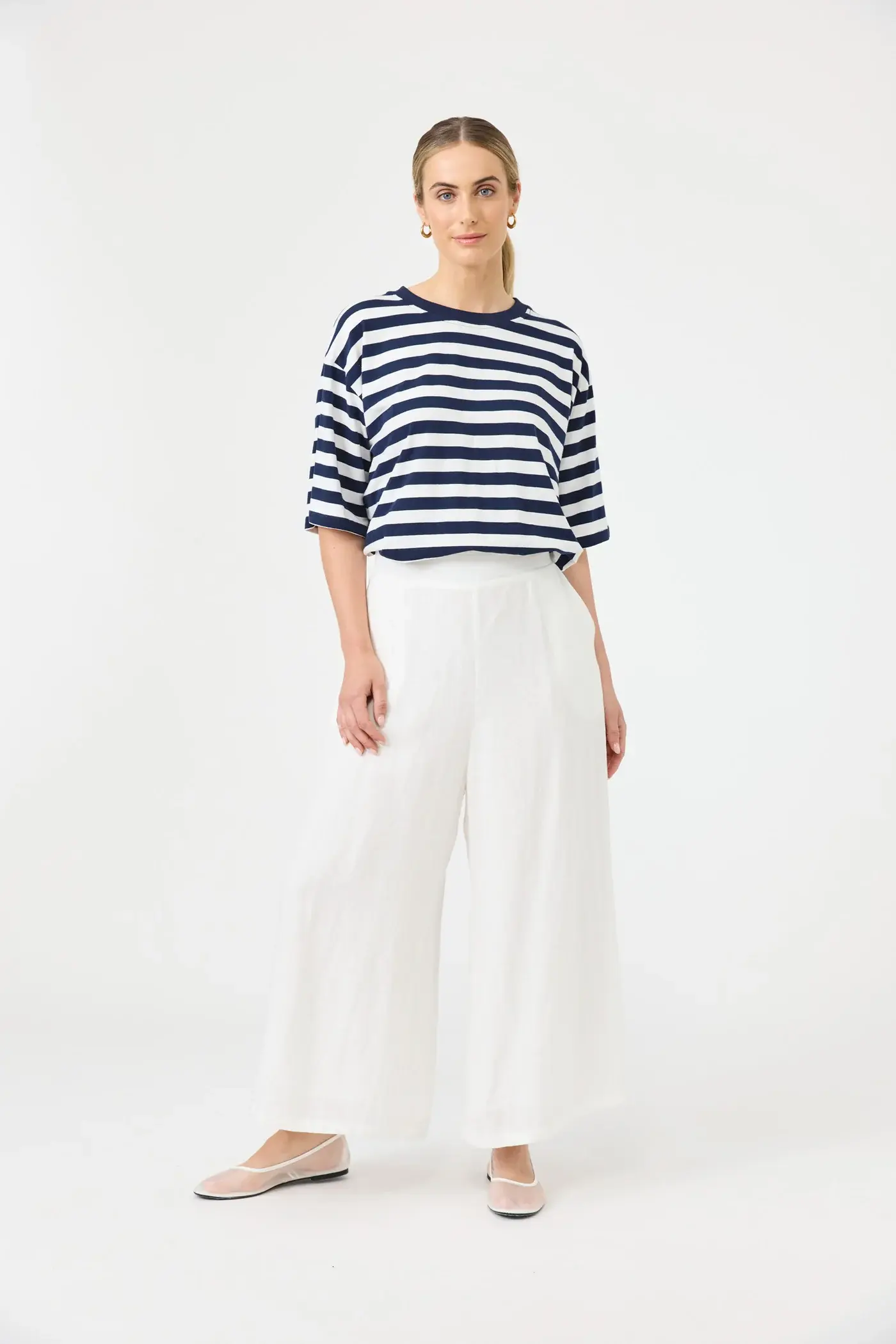 Studio Crop Pant - Salt