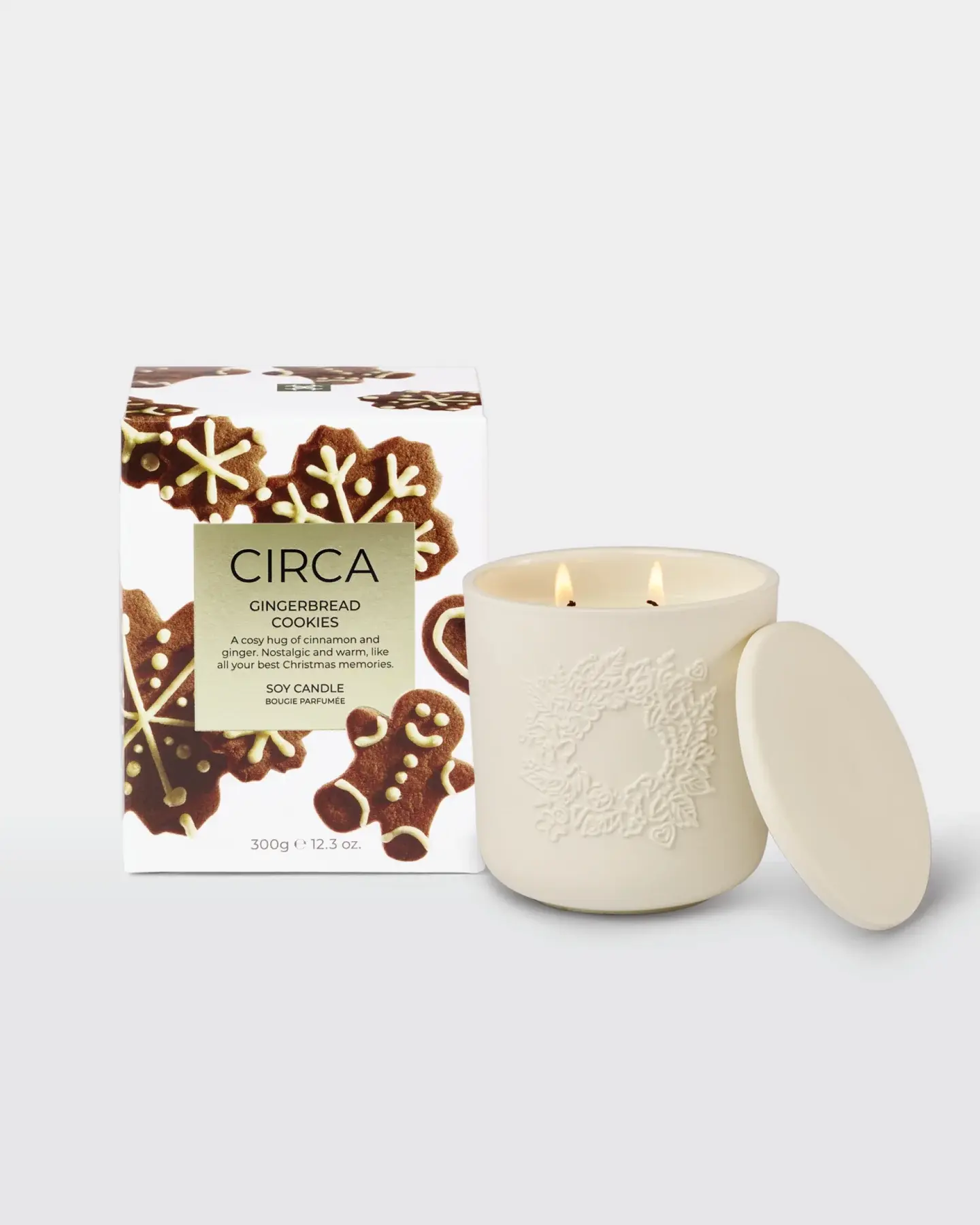Circa 300g Christmas Candle - Gingerbread Cookie