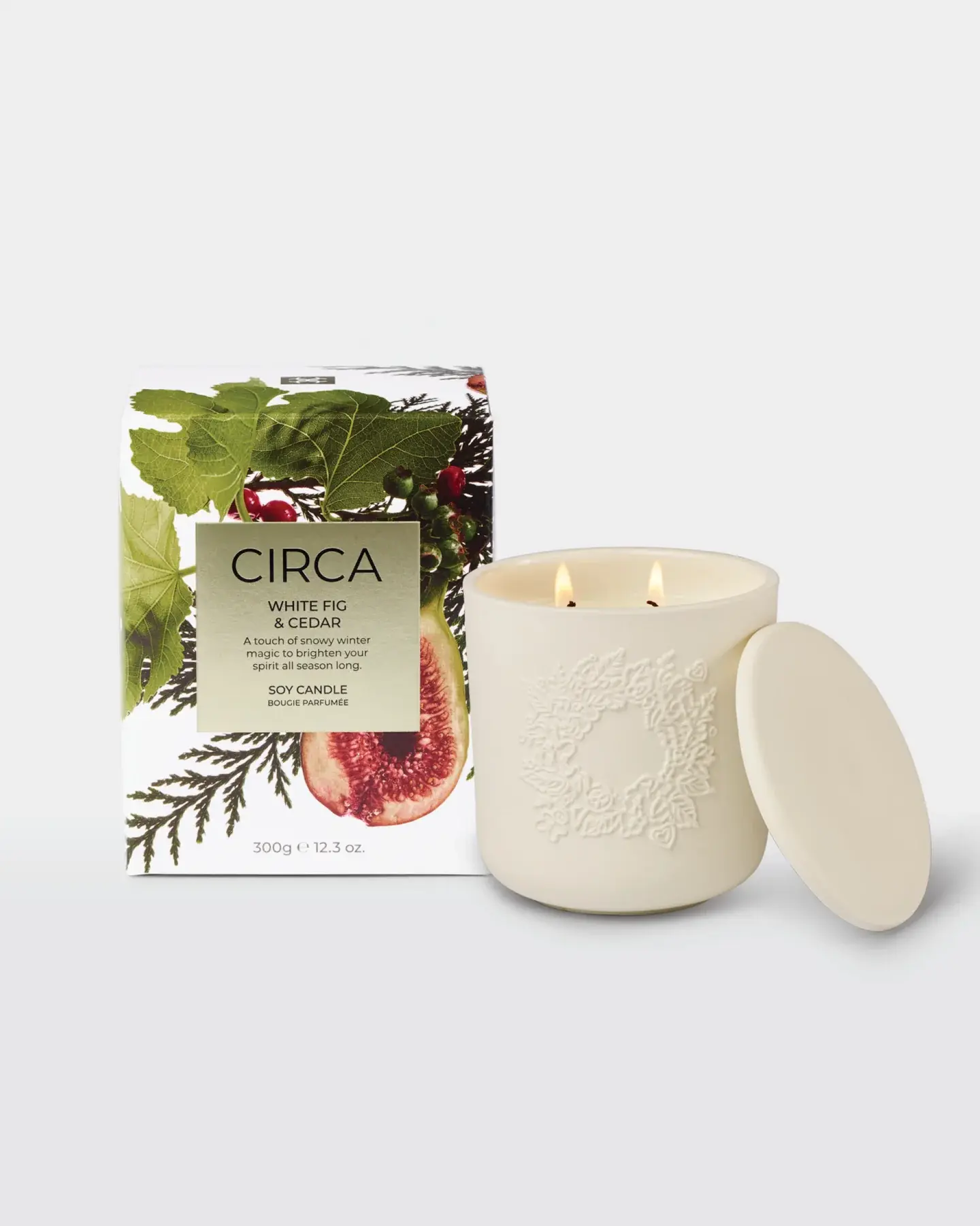 Circa 300g Christmas Candle - White Fig & Cedar