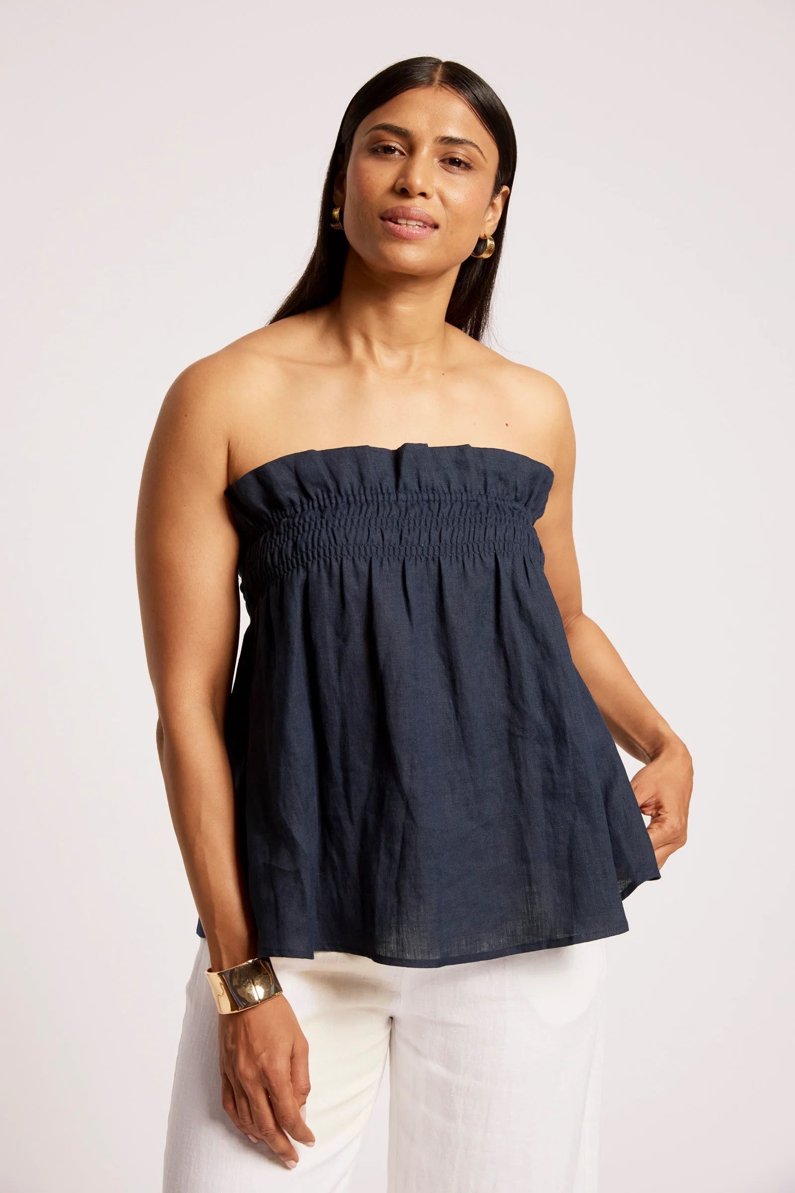 eb+ive Cove Tank Indigo