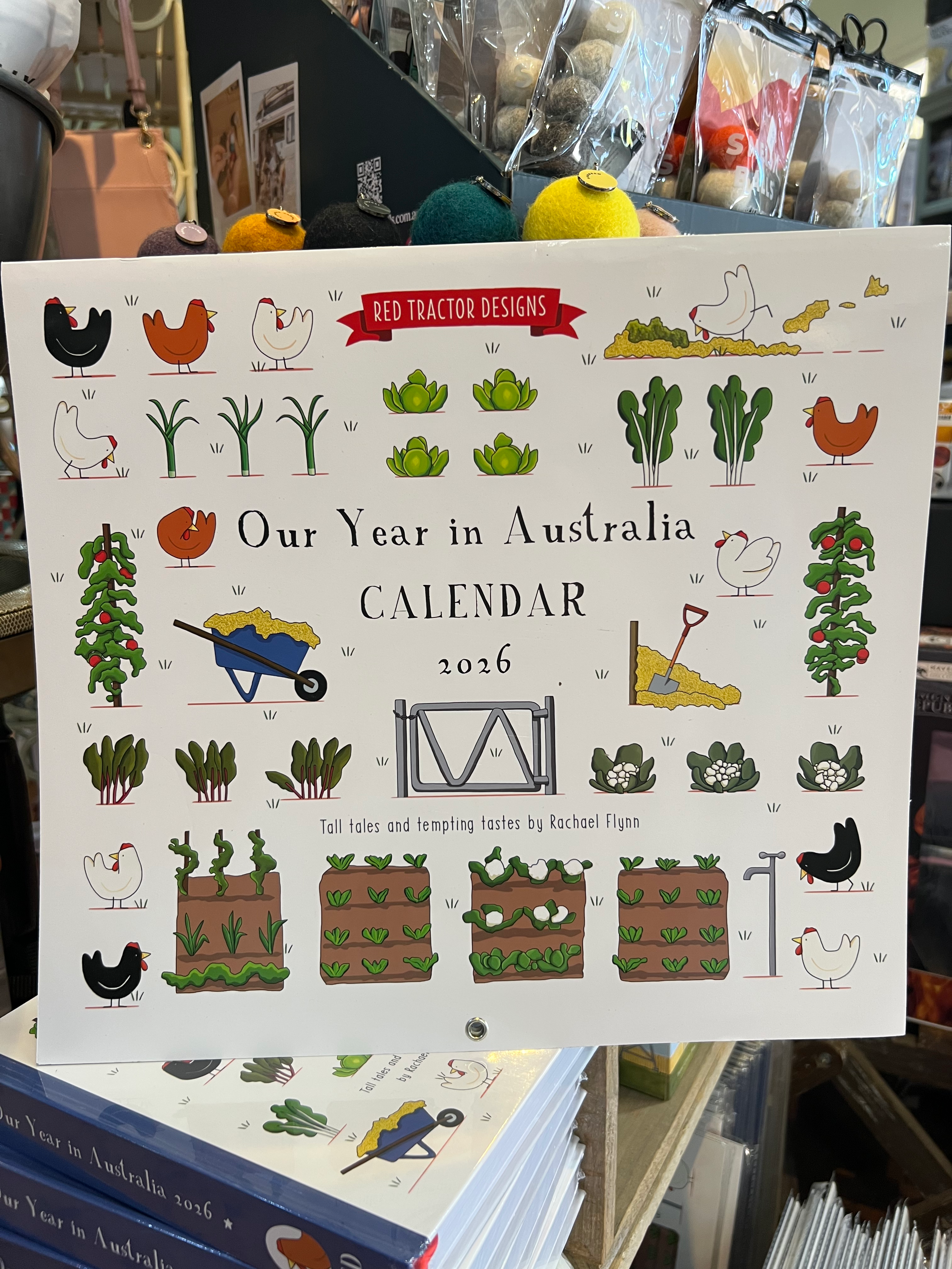 Red Tractor 2026 Calendar