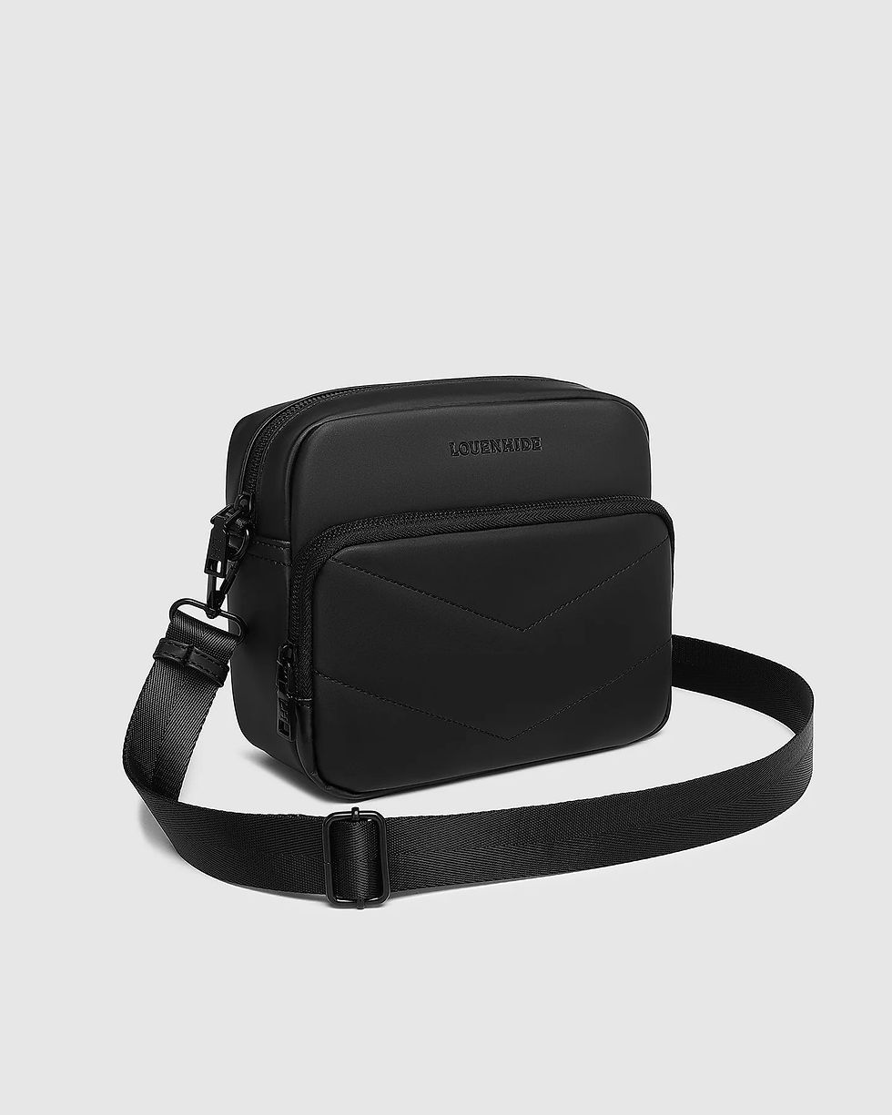 Thumbnail: Lodon Camera Crossbody Bag - Black