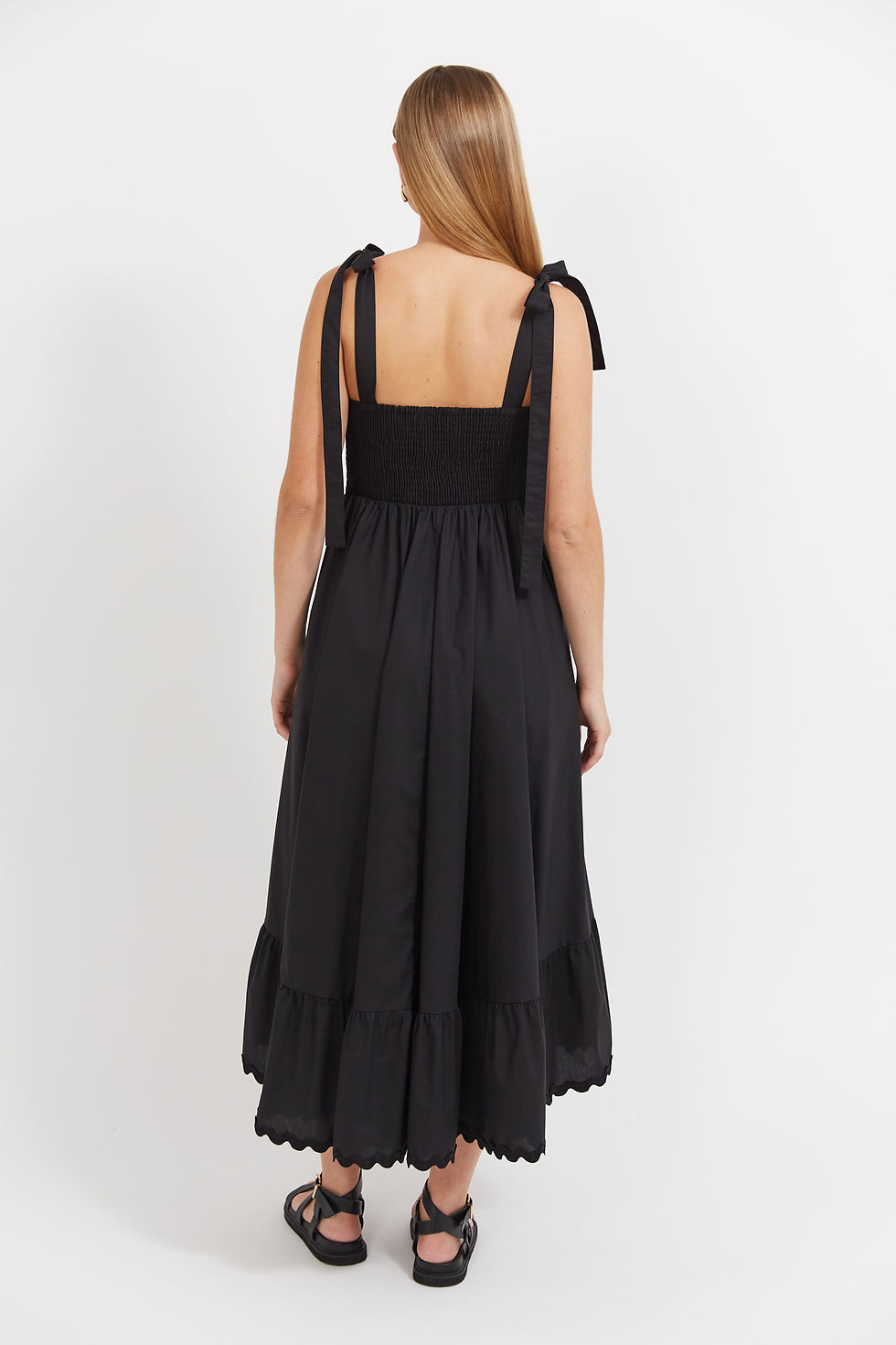 Thumbnail: Brasilia Tie Maxi Dress - Black