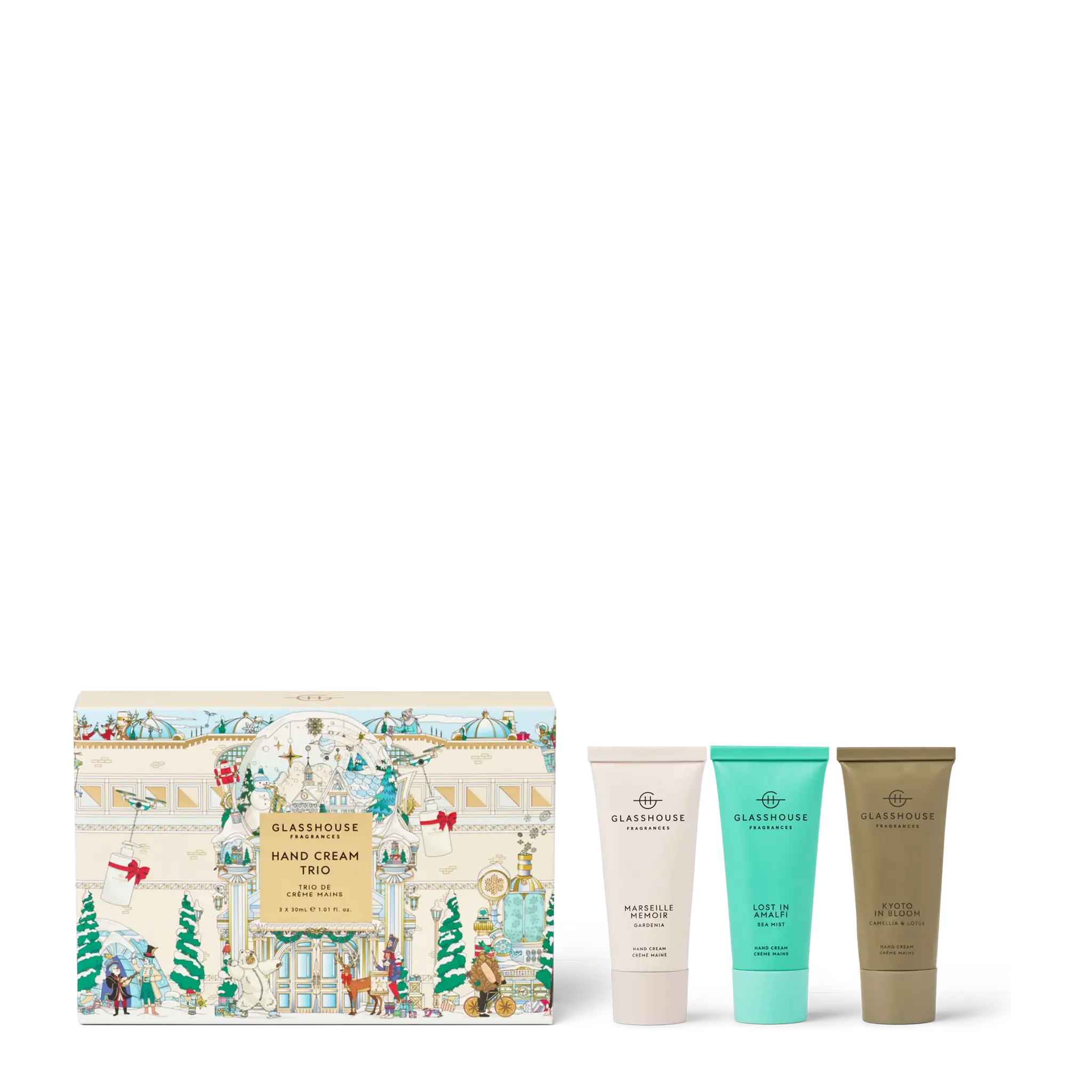 Glasshouse Hand Cream Trio