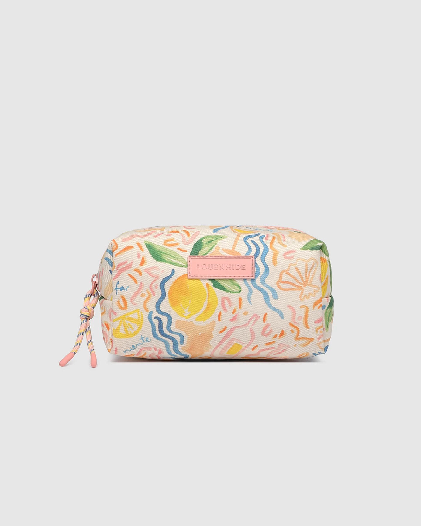 Bambi Makeup Bag - Lemon Print