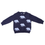 Thumbnail: Bear Pattern Knit Sweater - Peacoat