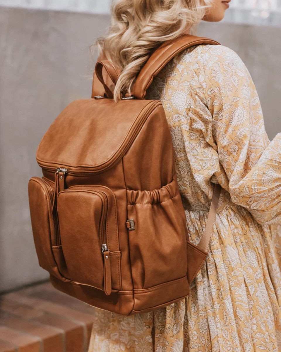 Signature Nappy Backpack - Tan