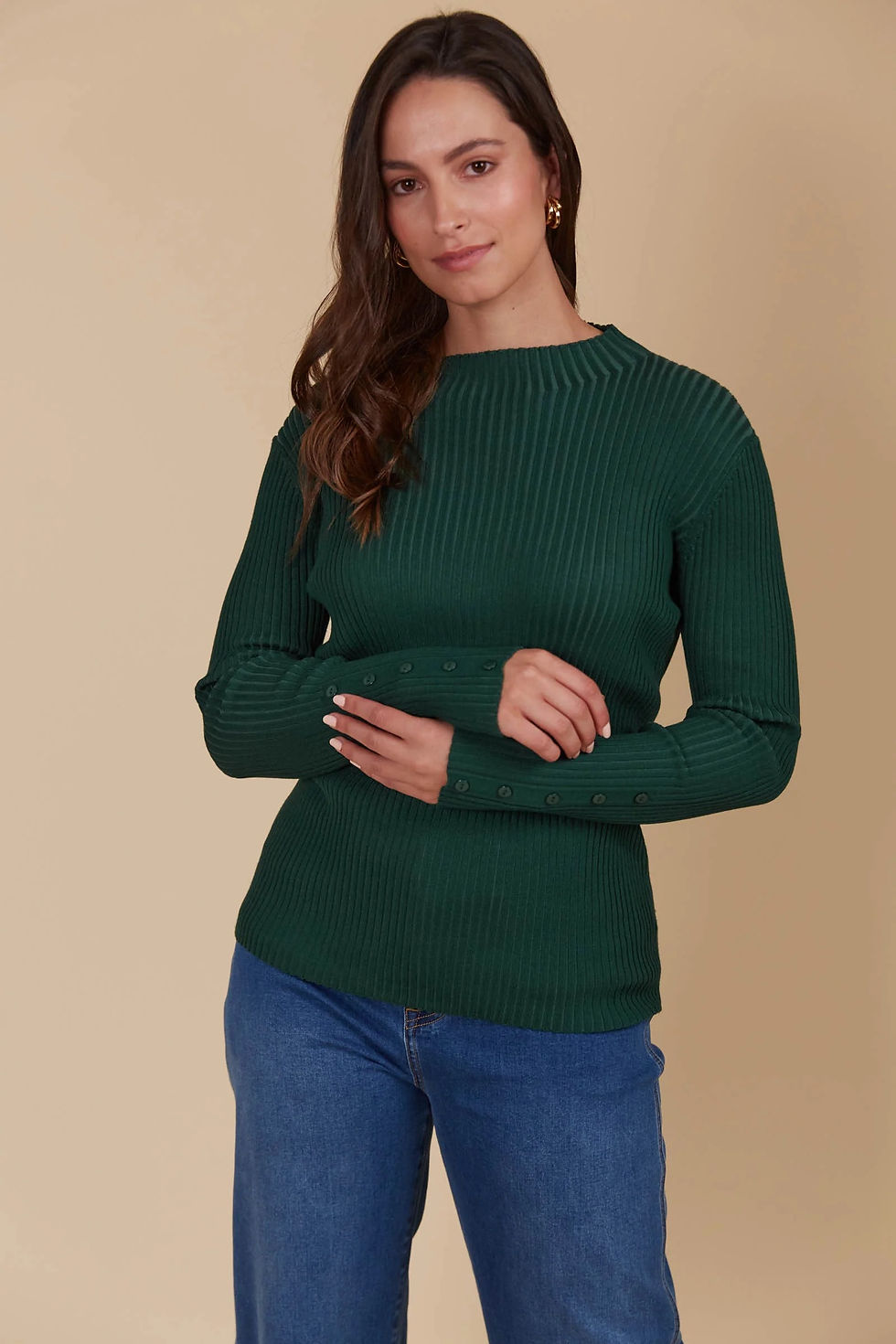 Juno Knit Top - Pine