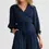 Thumbnail: Lunar Wrap Dress - Navy