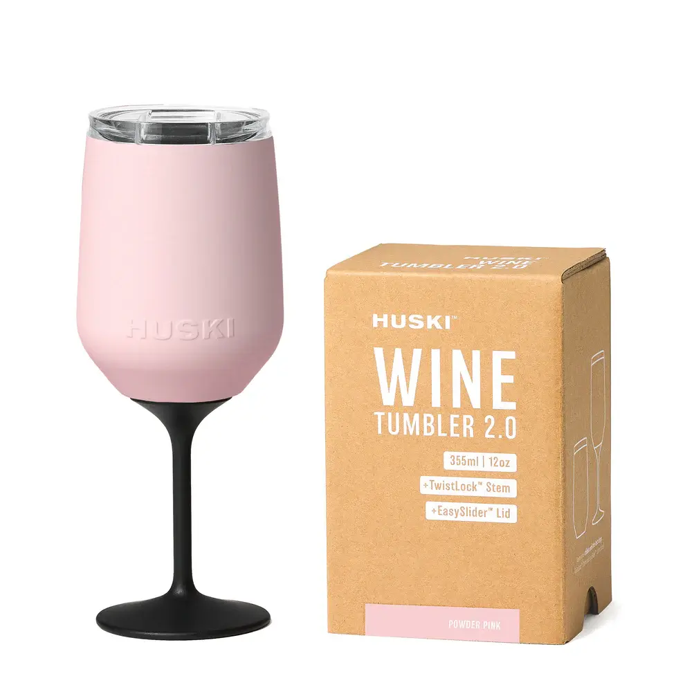 HUSKI Wine Tumbler - Pink