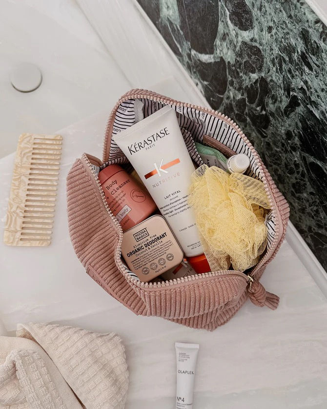 Thumbnail: Destiny Cosmetic Bag - Blush Pink