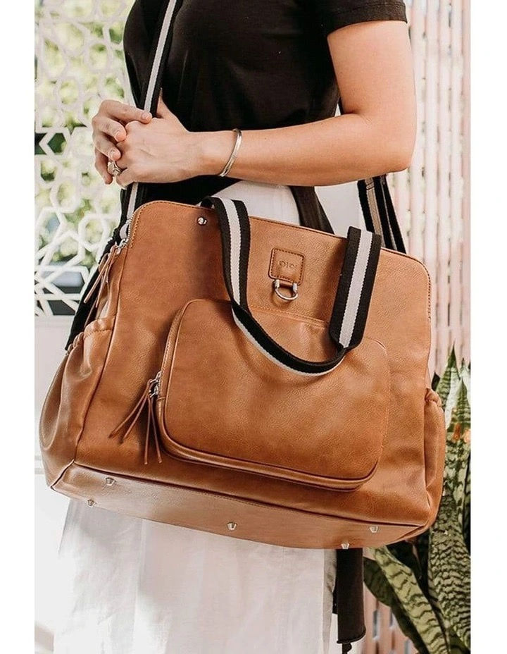 Tote Triple - Tan Vegan Leather