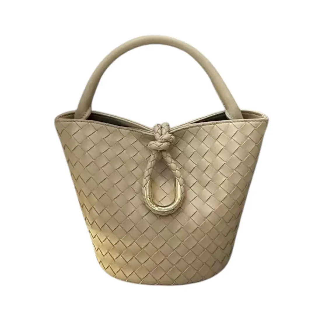 Paisley Bucket Bag - Oat Weave