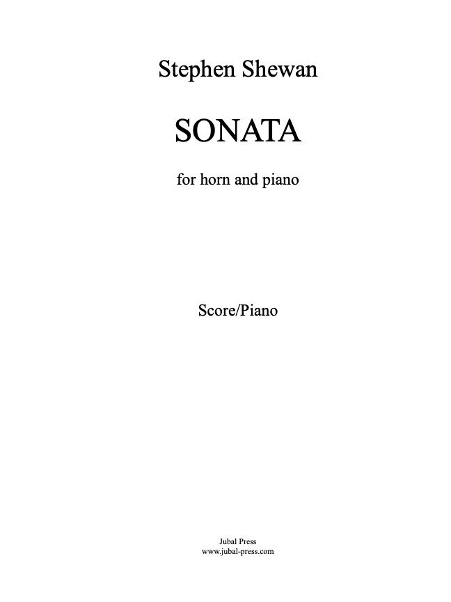 Sonata for Horn and Piano