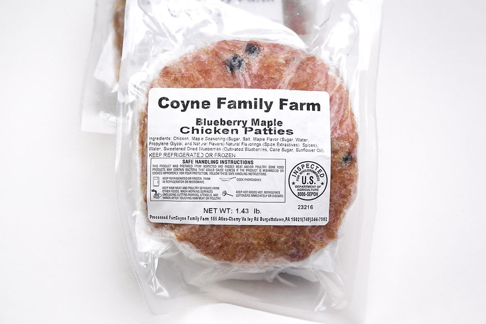 Thumbnail: Plain and Flavored Chicken Sausage Patties