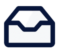 email blue icon