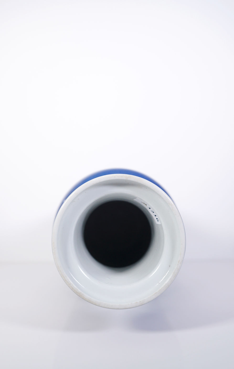 Thumbnail: A Powder Blue 'Calligraphy' Rouleau Vase