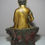 Thumbnail: A Chinese Gilt Bronze Figure of Lohan Immortal