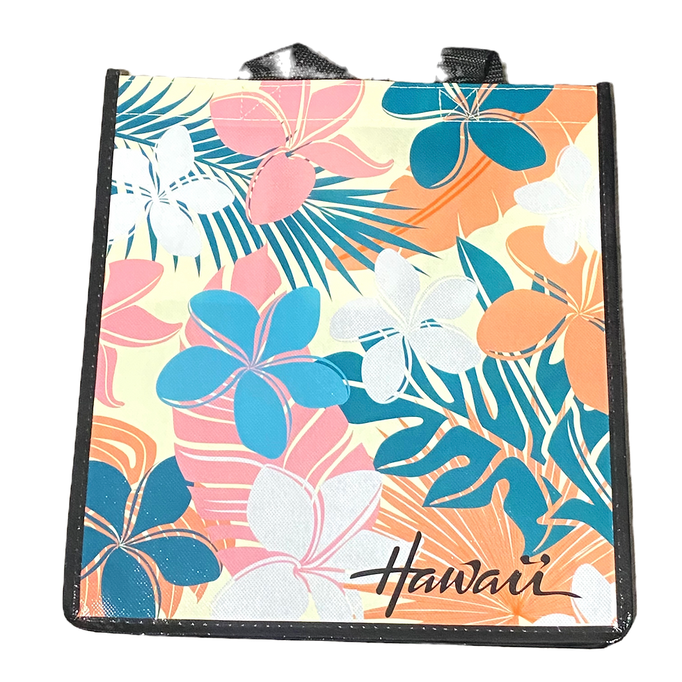 Hawaiian Colorful Flowers Tote Bag