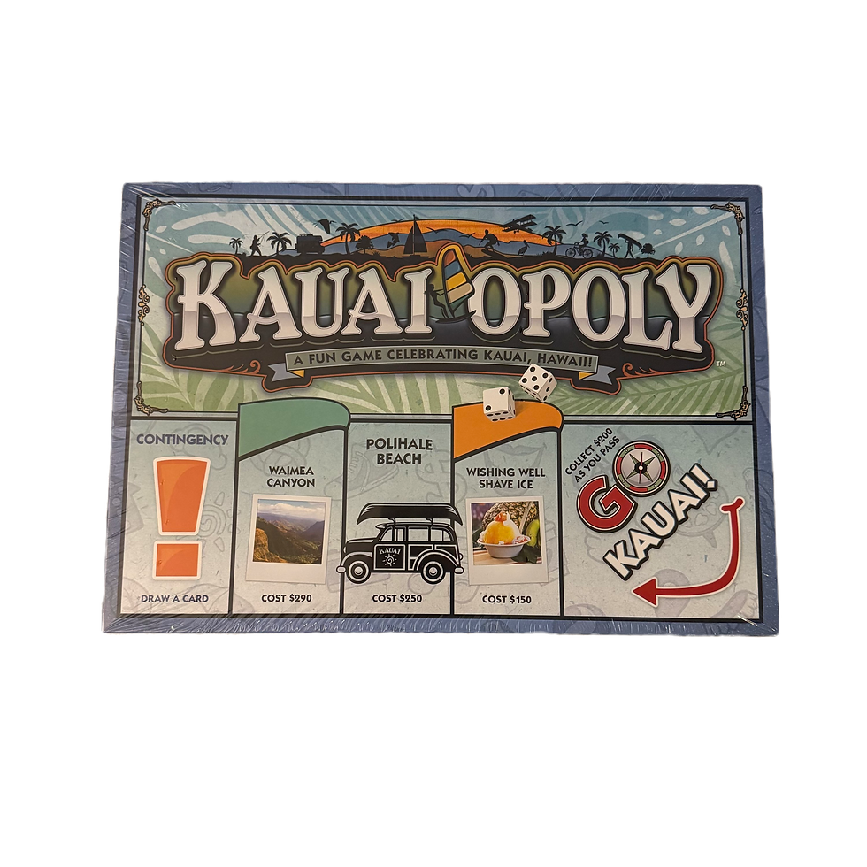 Kauai-poly Boardgame, a Monopoly Game