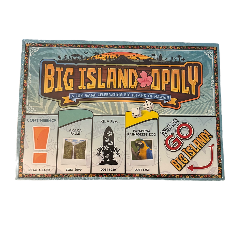 Big Island-opoly Boardgame, a Monopoly Game