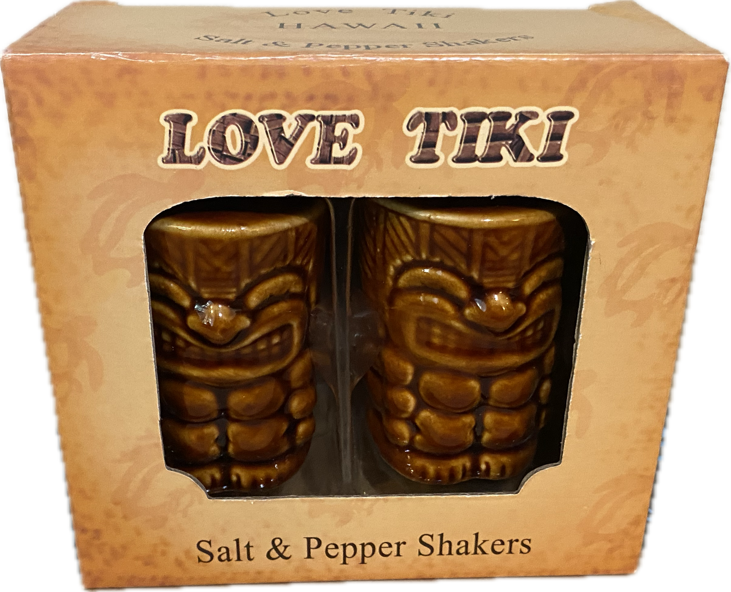 Love Tiki Salt & Pepper Shakers