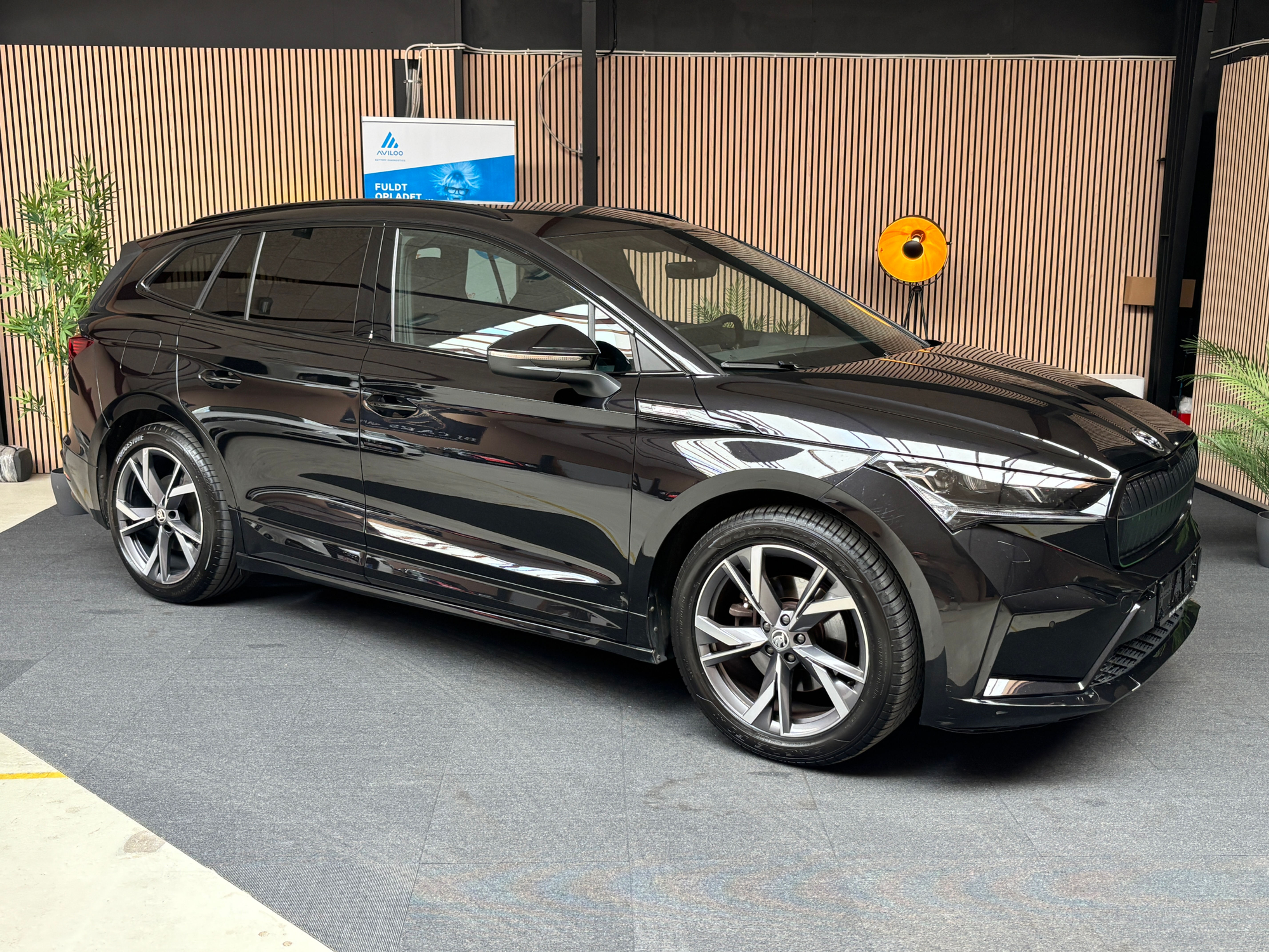 SKODA ENYAQ SPORTLINE, 5/2023, 55.900 km, 77 kWh, Eltræk, Matrix lygter, Elsæder