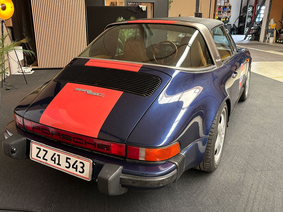 Miniaturebillede: Porsche 911 Targa 3,0 motor, 1975, Cabriolet, Ægte veteran klassiker