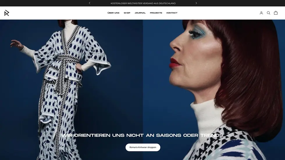 Startseite von Something Good Studio, einer E-Commerce-Website, die mit Wix erstellt wurde.