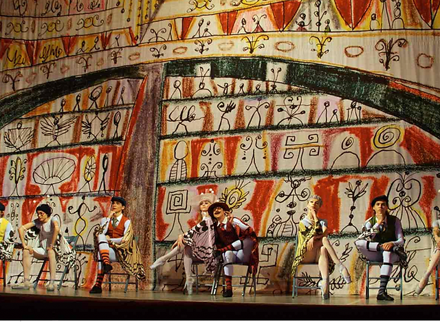 Saul Steinberg backdrop