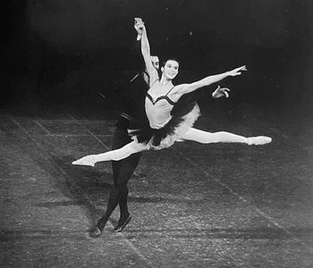 Jacques d'Amboise and Melissa Hayden. Photo by Fred Fehl, 1960.