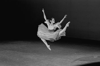 Merrill Ashley in Donizetti Variations. Photo by Martha Swope, 1979.
