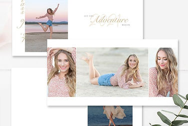 Senior pictures invitation ideas