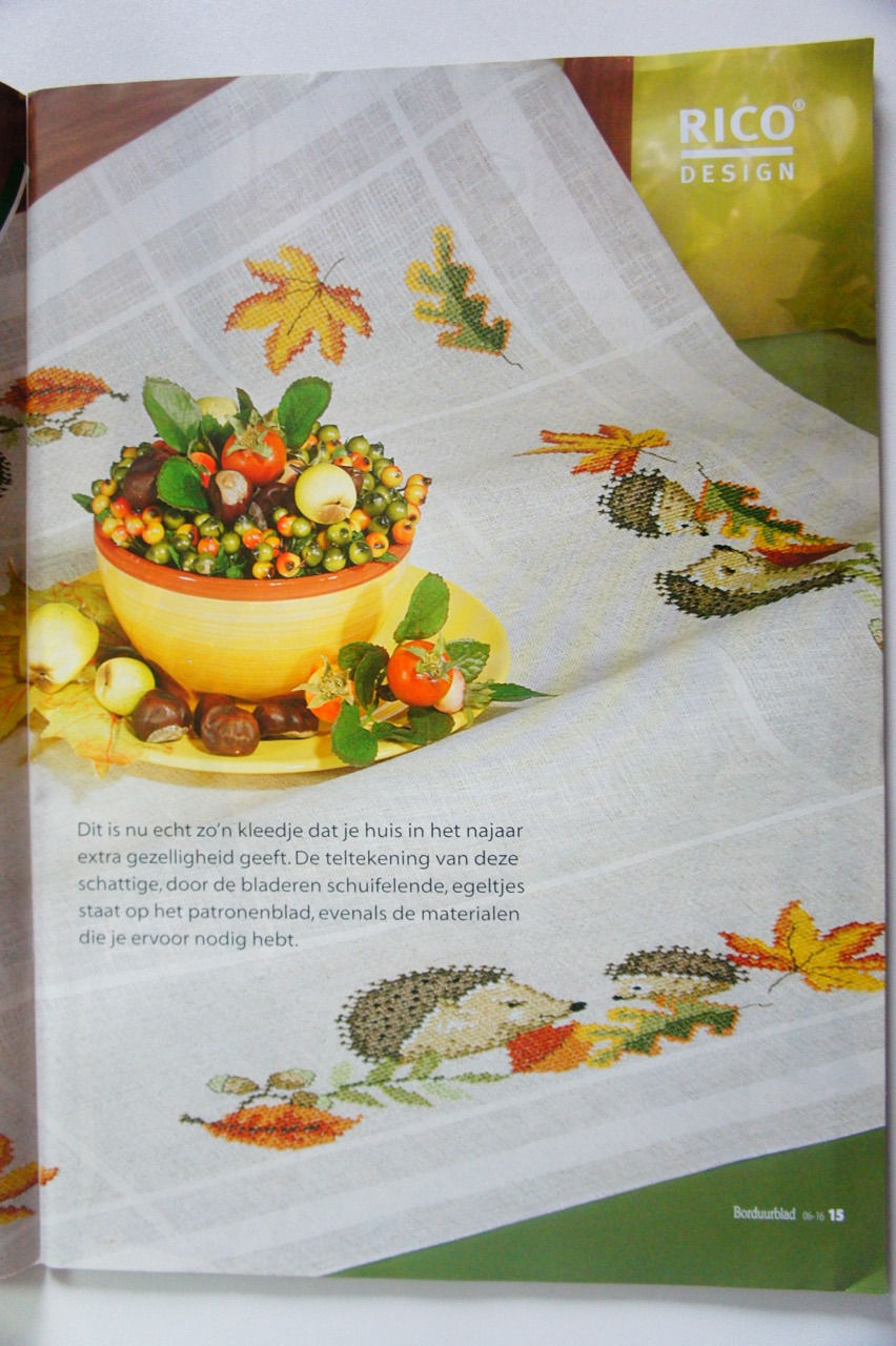 サムネイル： オランダのクロスステッチ雑誌「リス」