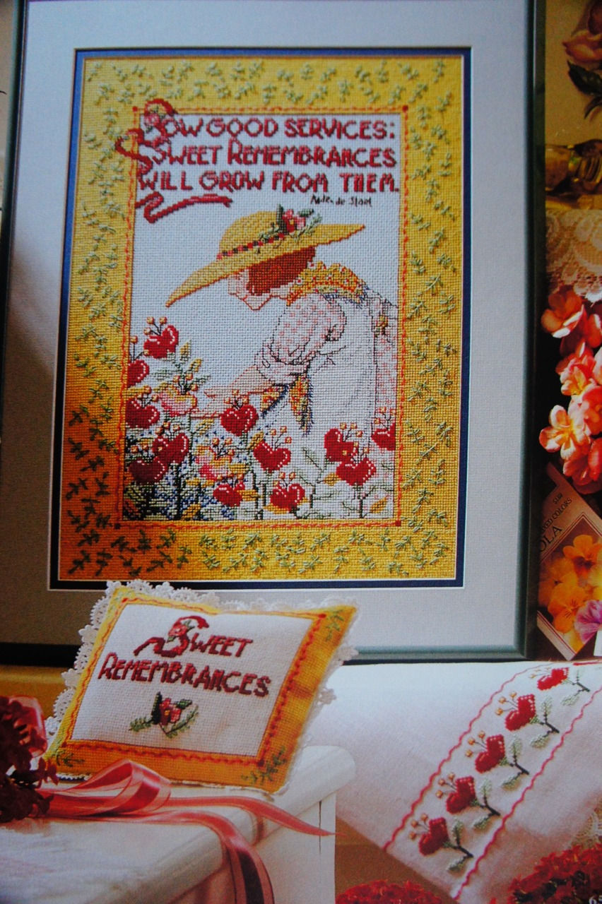 サムネイル： Mary Engelbreitのクロスステッチ本