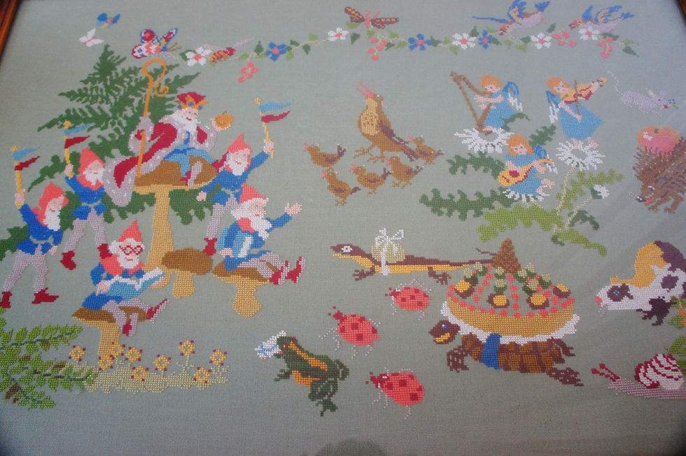 サムネイル： Mies Blochのデザインチャート（森の住人）