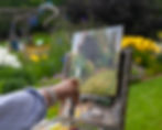 The Garden Door showcased by the Door County Plein Air Festival.