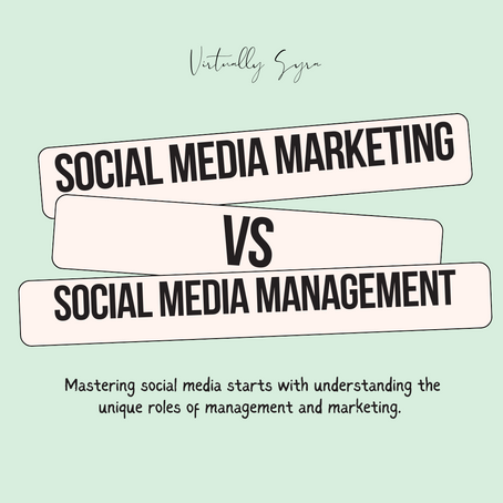 Social Media Marketing vs. Social Media Management: Understanding the Key Differences