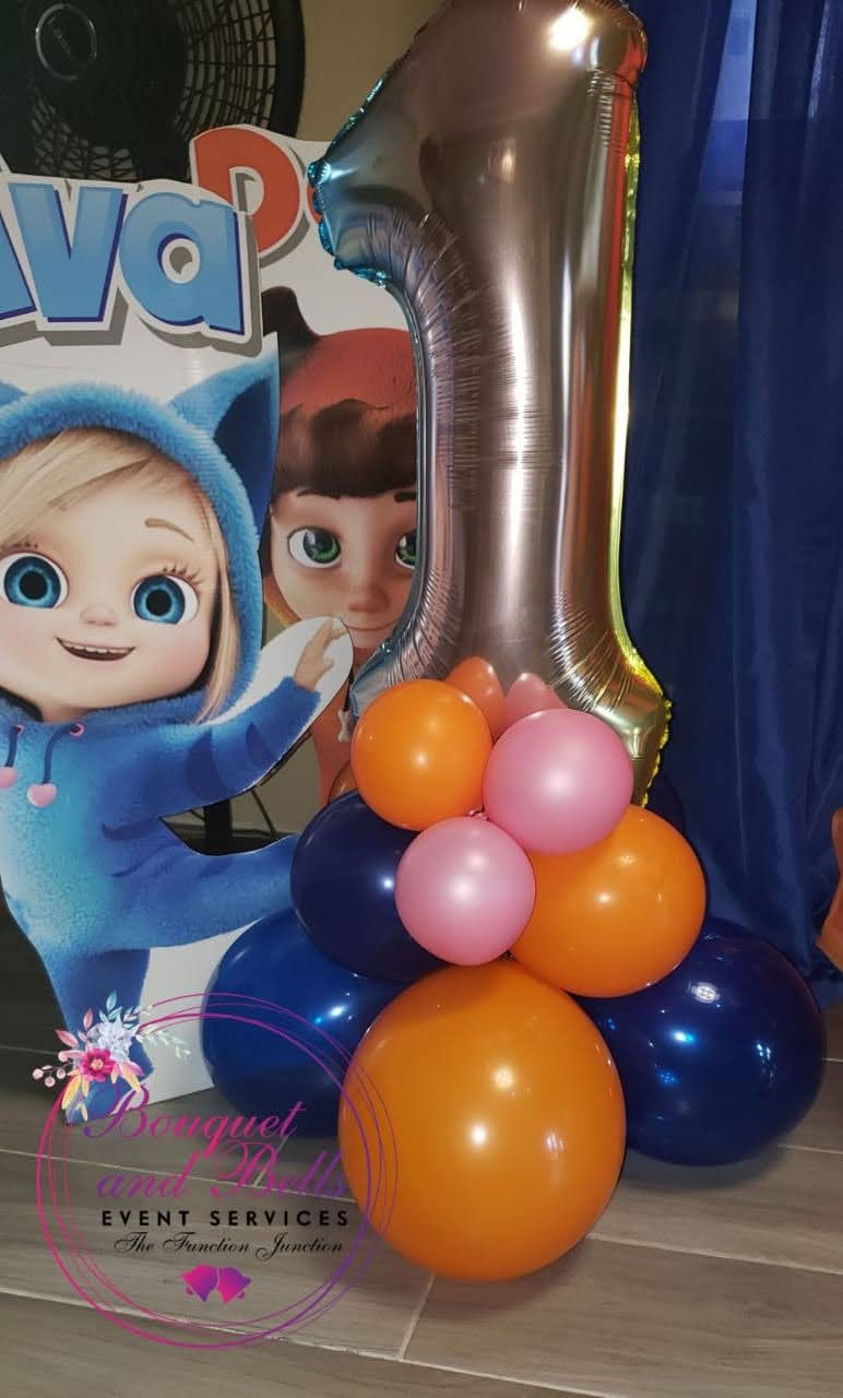 Thumbnail: Simple Single Digit Balloon Bouquets 