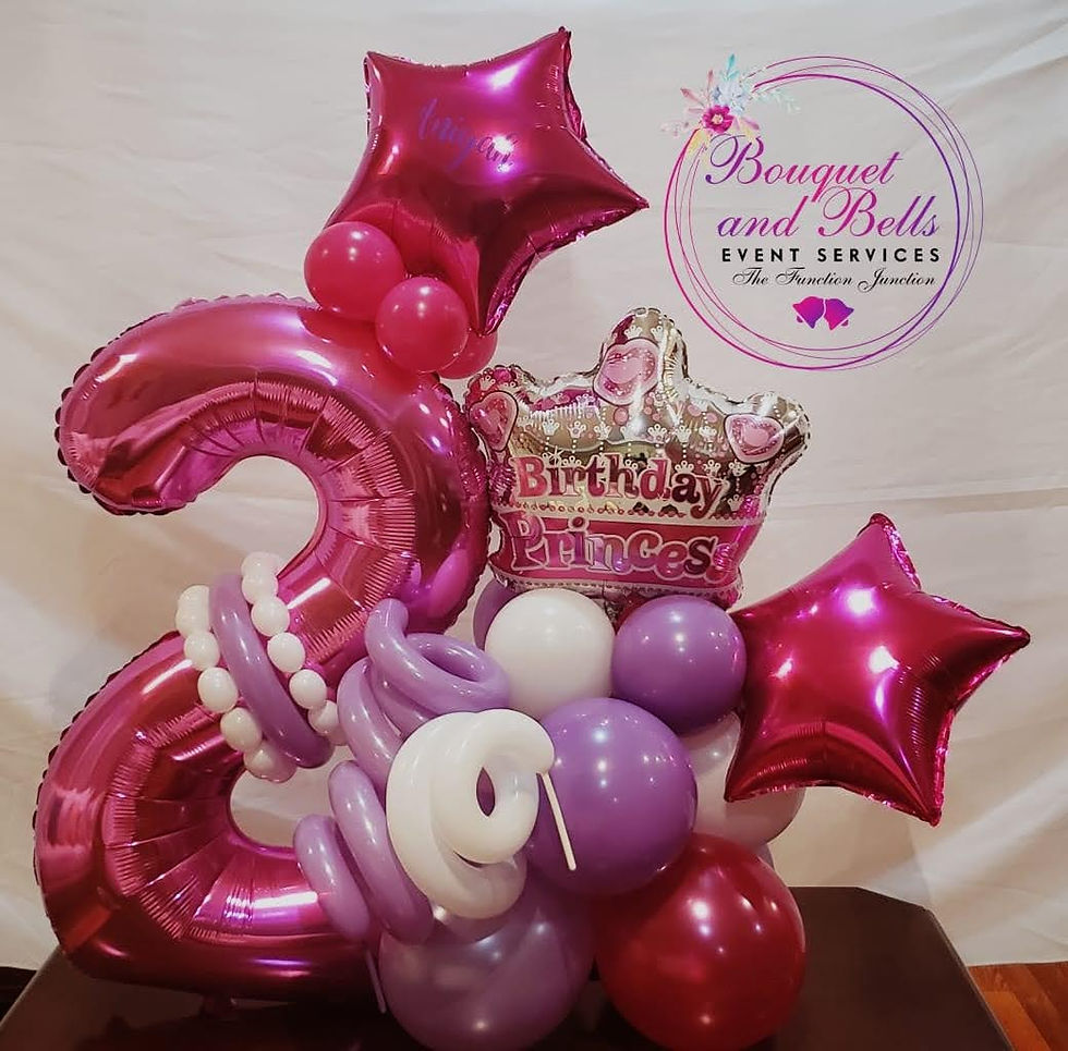 Thumbnail: Deluxe Single Digit Balloon Bouquets 